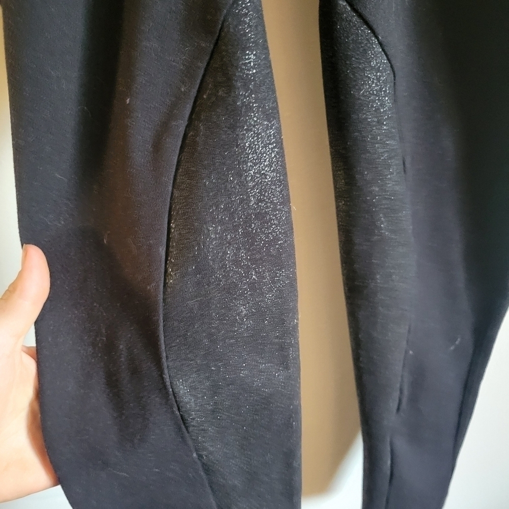 Spanx Ready to Wow Leggings Glitter Black Stretch 1 1X - Picture 6 of 10